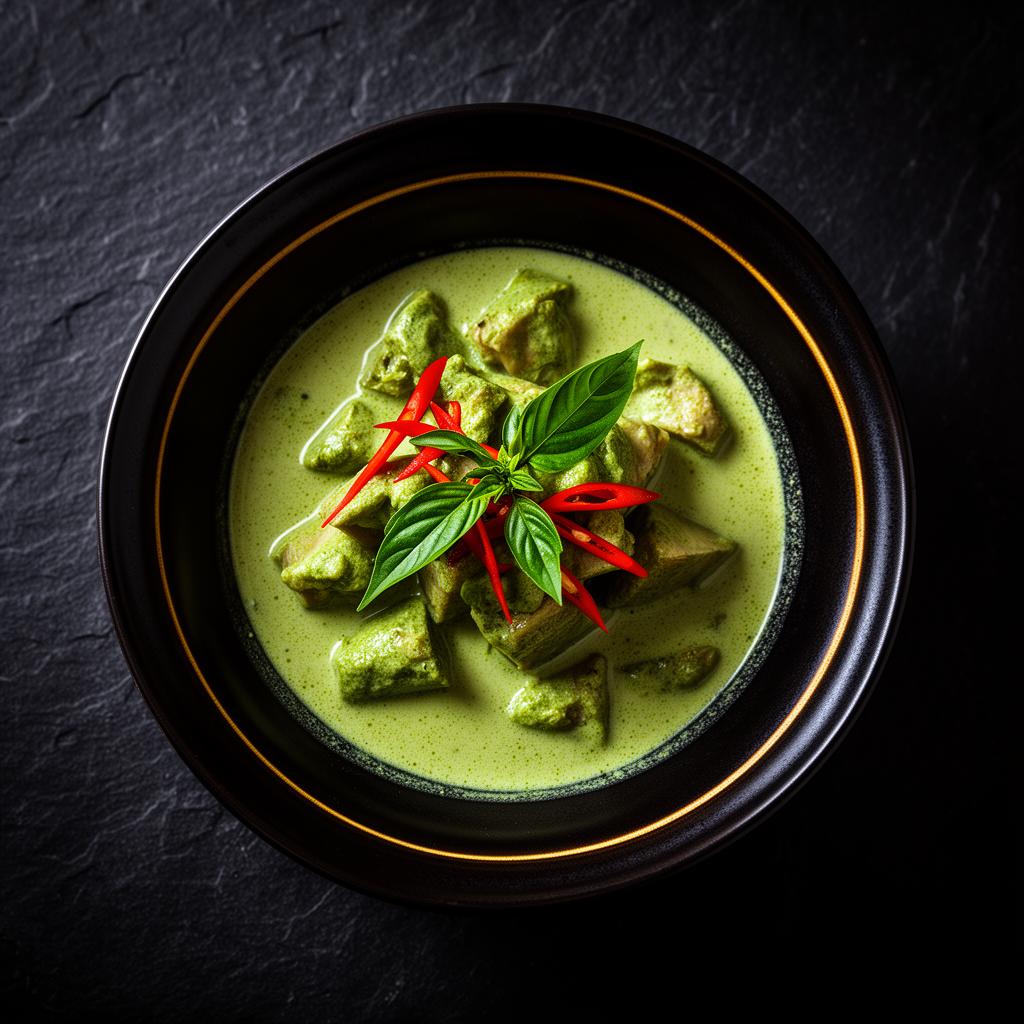 Plated Thai dish
