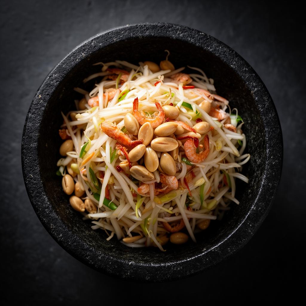 Plated Thai dish